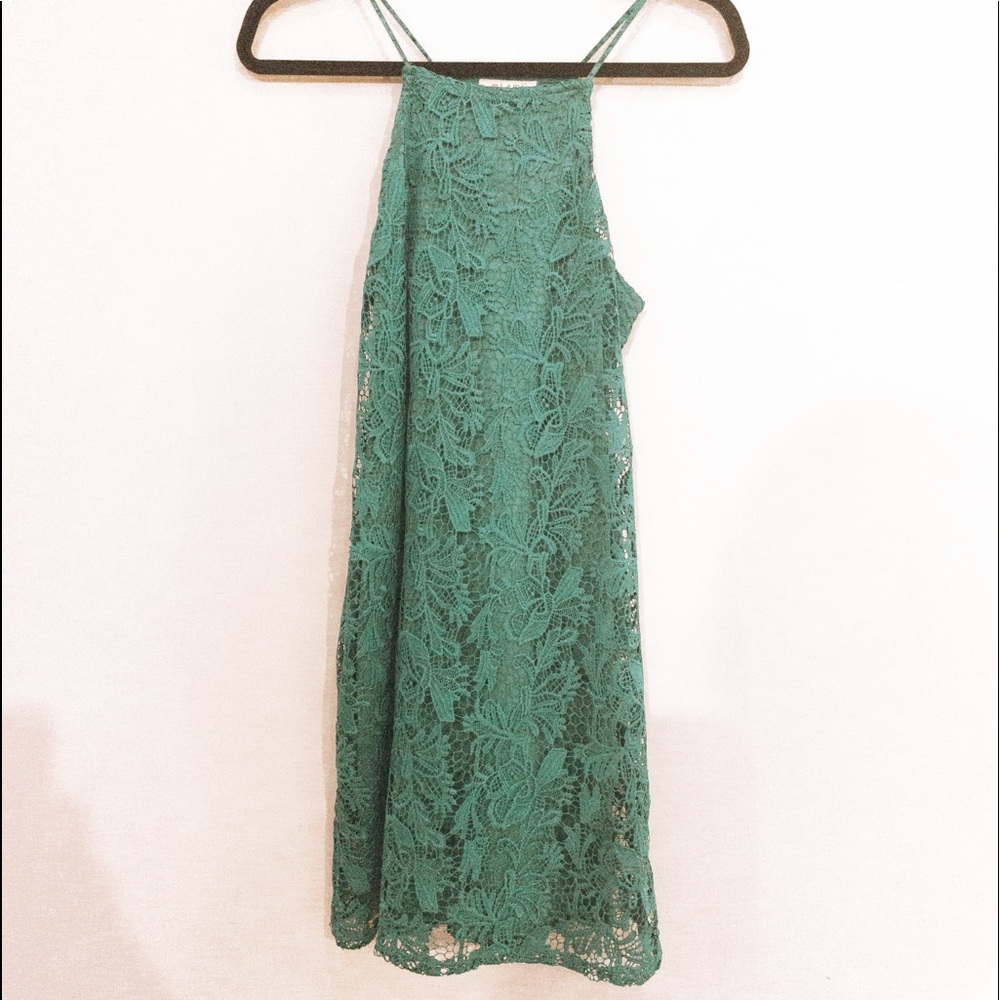 Green Halter Dress - Miami